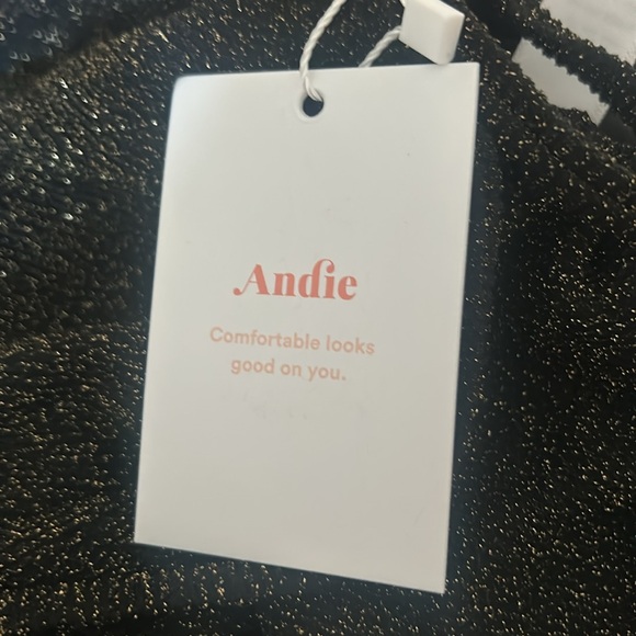 NWT Andie The Liku Metallic One-Piece Swimsuit Size Small - Picture 5 of 6